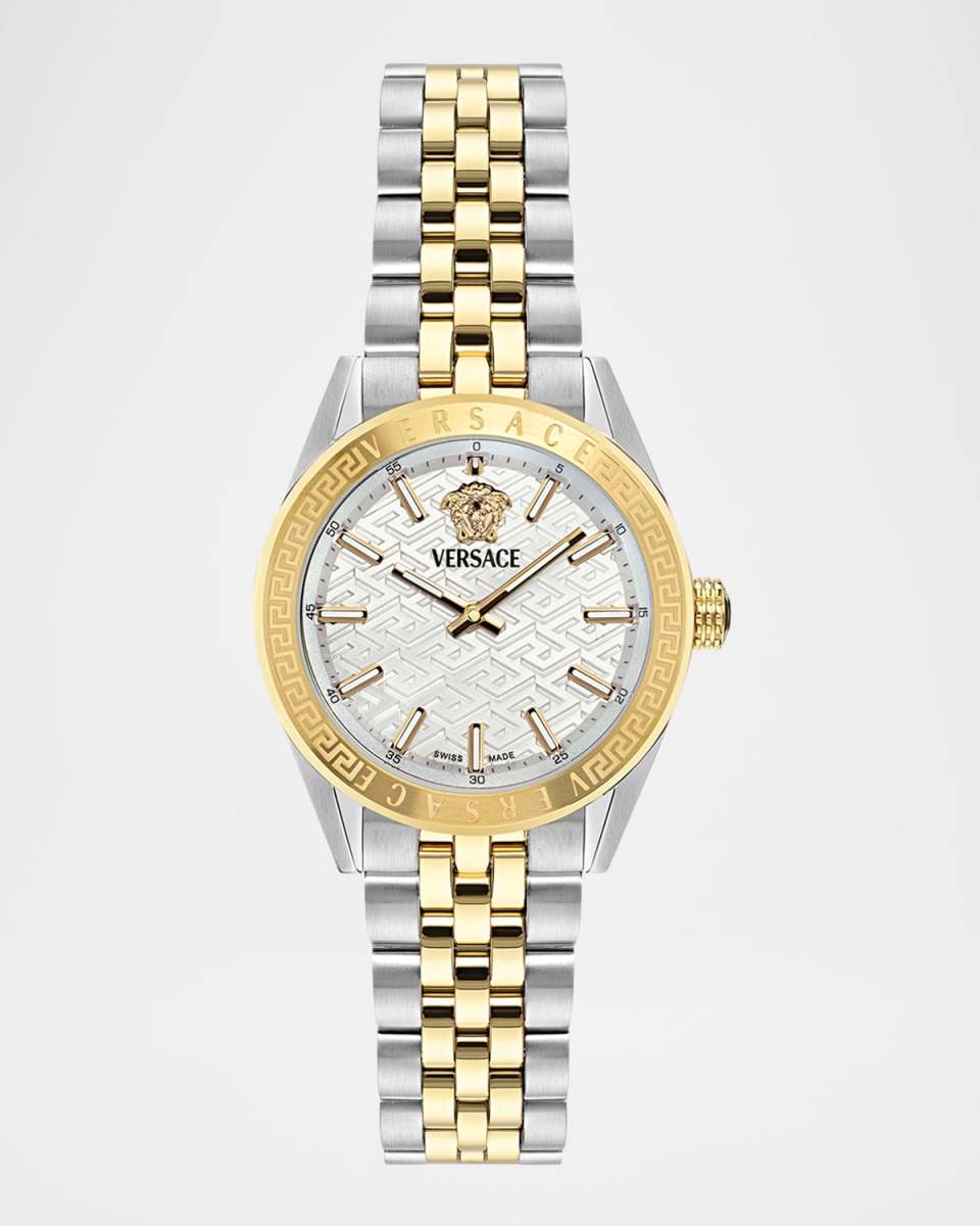V-Code 36mm Two Tone Bracelet Watch